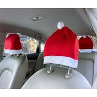 Božićni šešir navlake za naslone za glavu autosjedalica slatki božićni Šeširi Djeda Božićnjaka ukrasne navlake za automobile prikladne