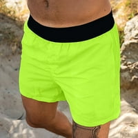 Muške kratke hlače za trčanje od 991 inča muške ljetne Ležerne prozračne jednobojne kratke hlače s elastičnim pojasom kratke hlače