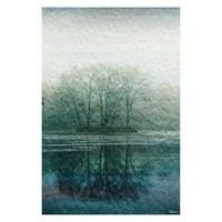 Ispis slike Apple Lake na omotanom platnu