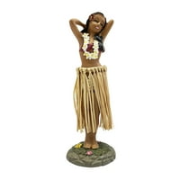 Havajska lutka za automobilsku nadzornu ploču, Havajska plesačica koja pozira za havajski suvenir, kolekcija figurica plesača za