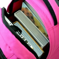 Vrhunski ružičasti ruksak na kotačima od 19 inča
