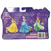 Disney Fairytale Prijatelji Little Kingdom Poklon set Ariel, Pepeljuga i Bell