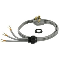 Certificirani pribor za kućanske aparate 90-1050N 3-žični kabel za brzo spajanje s otvorenim otvorom od 40 ampera, 4 ft