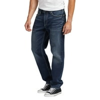 Silver Jeans Co. Muški Eddie Athletic Fit traperice s konusnim nogama, veličine struka 30-42
