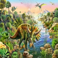 Ispis plakata Triceratopsa Adriana Chestermana