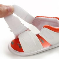 & Dječje sandale za dječake i djevojčice; ljetne mekane ravne cipele sa životinjama; prvi šetač za bebe