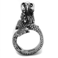 Luksuzni nakit, muški zmajevi prstenovi od nehrđajućeg čelika-Veličina
