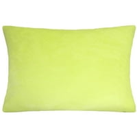 Jedinstveni prijedlozi baršunaste mekane jednobojne jastučnice od viskoze pravokutnog oblika 14 20 Chartreuse
