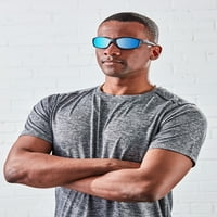 Foster Grant muški omot crnih sunčanih naočala