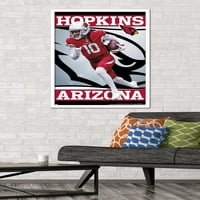 Arizona Cardinals - zidni poster Deandra Hopkinsa, uokviren 22,375 34