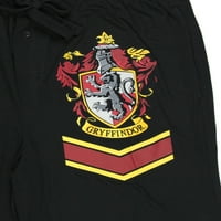 Harry Potter muški Hogwarts House Crest pidžama Lounge Pant