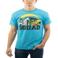 Muški DC Comics Batman i Robin Squad grafička majica