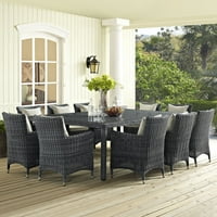 Blagovaonski stol od 90 za vanjsku terasu u sivoj boji