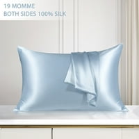 Jedinstveni prijedlozi svilena jastučnica s patentnim zatvaračem u plavoj boji 20 30