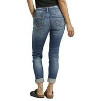 Silver Jeans Co. Ženske uske traperice srednje visine, veličine struka 24-34