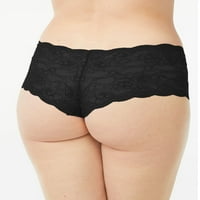 Joyspun ženska čipkasta čipkasta boyshort panty singl, veličine xs do 3xl