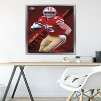 San Francisco 49ers - plakat George Kittle Wall, 22.375 34 uokviren