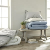 Ecopure® Comfort Wash Full Queen Svijetlo sivi pokrivač za pokriće
