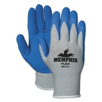 MCR SIGURNOST MEMPHIS letio je besprijekorne najlonske pletene rukavice, x-velike, plavo sive, desetak