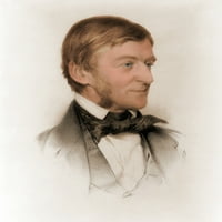 Ralph Voldo Emerson, Američki autor, tiskanje plakata iz mn