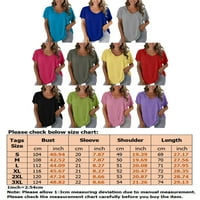 Donje/ ženske ljetne široke majice, majice, osnovna tunika, majica kratkih rukava i majica s kratkim rukavima, ležerna bluza, majica
