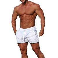 Muške kratke hlače za trčanje, lagane sportske kratke hlače za teretanu, ugrađene kratke hlače u tamnoplavoj boji