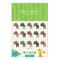 Ganimals mališani za djevojke Mi & Match Outfits Kid-Pack, 8-komad, veličine 12m-5T