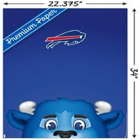 Plakat na zidu Buffalo Bills-maskota S. Prestona Billie, 22.37534
