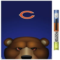 Chicago Bears - plakat na zidu s maskotom S. Prestona Steillie, 22.375 34