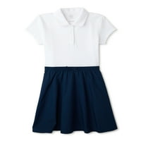 Wonder Nation Girls School Uniforma slojeviti izgled haljina, veličine 4-16