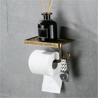 Vintage držač toaletnog papira za kupaonicu metalni stalak za valjanje salvete zidni retro stalak za ručnike za telefon