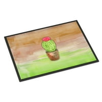 27365 kaktus zelena i smeđa akvarelna prostirka za unutarnje ili vanjske prostore 24 936, 3624, višebojna