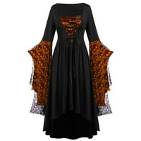 Renesansna Ženska odjeća, srednjovjekovna gotička Ženska odjeća, vintage renesansne haljine vještica, Regentska gusarska odjeća,