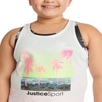 Justice Girls J-Sport Mesh Detalji 2-FER TENK TOP, veličine XS-XLP