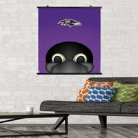 Zidni plakat Baltimore Ravens-maskota S. Prestona Poea, 22.37534
