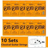 10 set žica za klasičnu gitaru, srebrna žica, Najlonska žica 28-45 inča