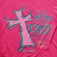 Ženska t-shirt Blessed Girl All Things Cross Heliconia - 3X