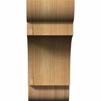 1 2 W 8 d 8 h New Brighton Smooth Corbel, zapadni crveni cedar