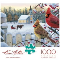 Buffalo - Kim Norlien - Bijelo Crimson Morning - Jigsaw zagonetka