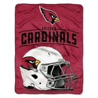 Arizona Cardinals Franchise 46 60 Micro Raschel bacanje, svaki