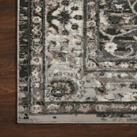 Kolekcija US-ugljen sivi orijentalni tepih 2'-0 3'-0