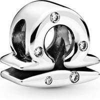 Svjetlucavi zodijački amulet u obliku vage od sterling srebra PANDORA