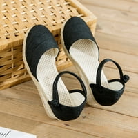 Ljetne sandale; ženske ljetne ženske cipele; sandale na platformi i klin sa zatvorenim prstima; Ležerne ženske sandale