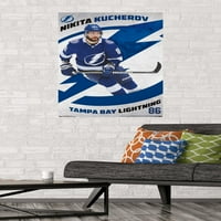 Zidni poster Lightning u zaljevu Tampa - Nikita Kucherov, 22.375 34
