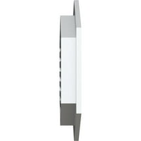 16 92 visina vertikalnog šiljastog otvora: funkcionalni, PVC otvor s ravnim okvirom 1 4