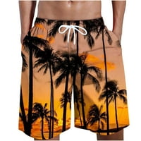 Muške kupaće gaće od 9 muške sportske kratke hlače s elastičnim strukom u struku havajske kratke hlače za plažu s džepovima od 9