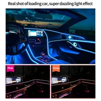 Automobilsko difuzno svjetlo Ukrasno atraktivno LED ožičenje za unutrašnjost automobila Uradi Sam neonska svjetlosna traka za bicikl