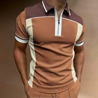 Muška polo majica za golf s kratkim rukavima za muškarce, ležerna Sportska vodootporna ljetna polo majica za golf običnog kroja s
