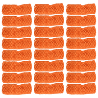 Šarene pletene elastične trake za glavu pletene trake za glavu za djecu, tinejdžere, Pribor za kosu za djevojčice-narančasta