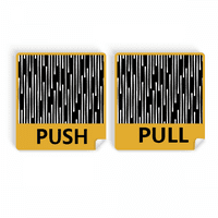 Drip line Inch Push-Pull vrata znak Trgovina vinilnih naljepnica